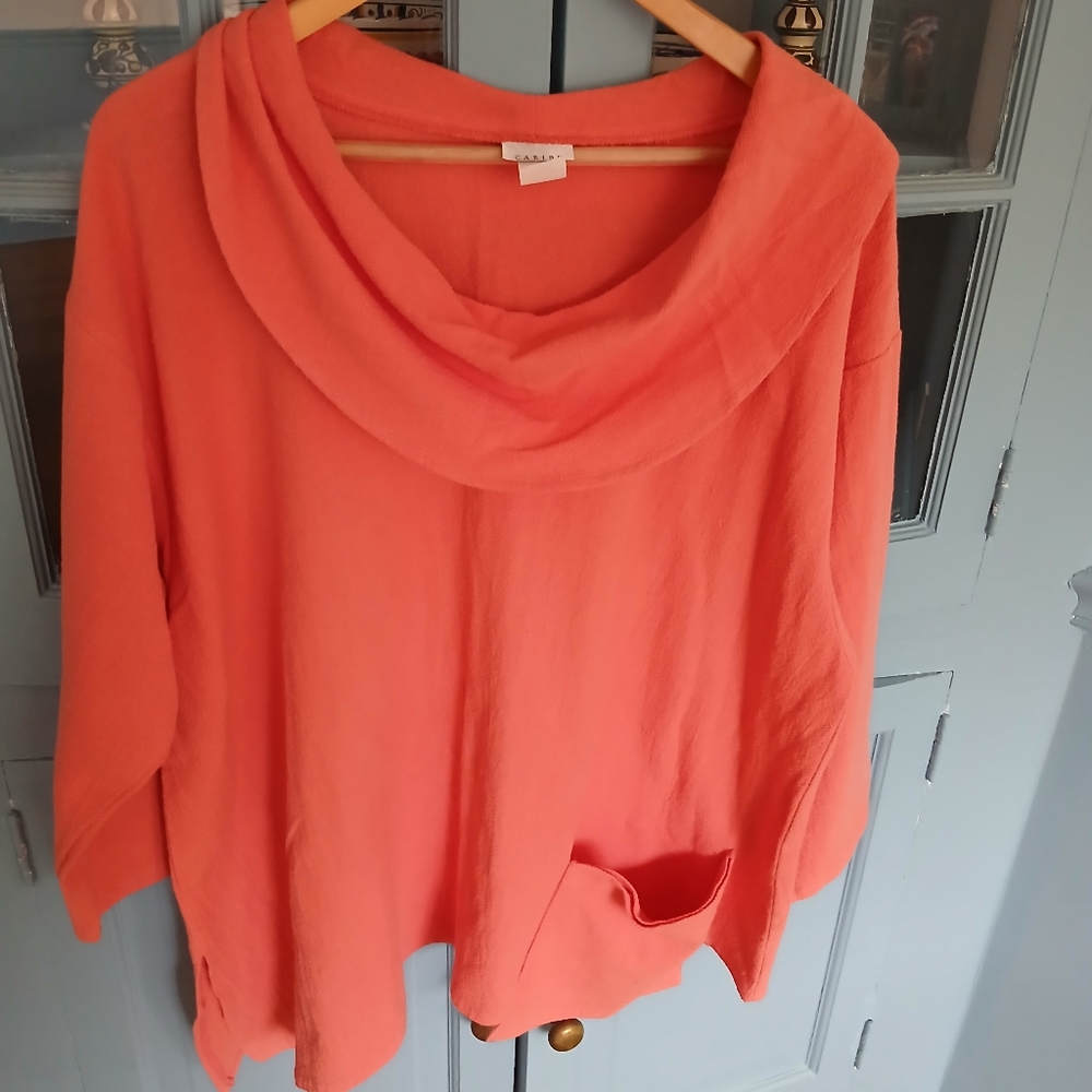 Caribe USA cowl neck tunic